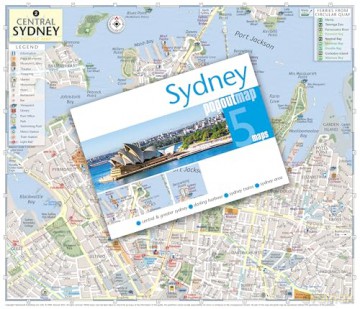 Sydney PopOut Map - PopOut Maps [KSIĄŻKA]