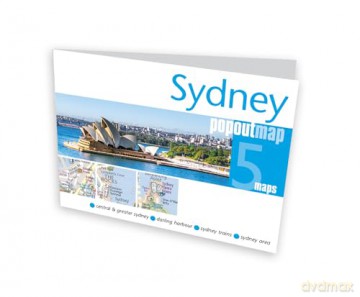 Sydney PopOut Map - PopOut Maps [KSIĄŻKA]