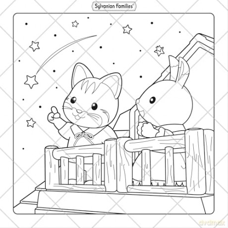 Sylvanian Families Cosy Friends: Cute and Comfy Colouring for All Ages - Macmillan Children's Books [KSIĄŻKA]