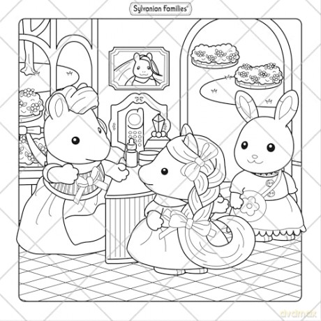 Sylvanian Families Cosy Friends: Cute and Comfy Colouring for All Ages - Macmillan Children's Books [KSIĄŻKA]