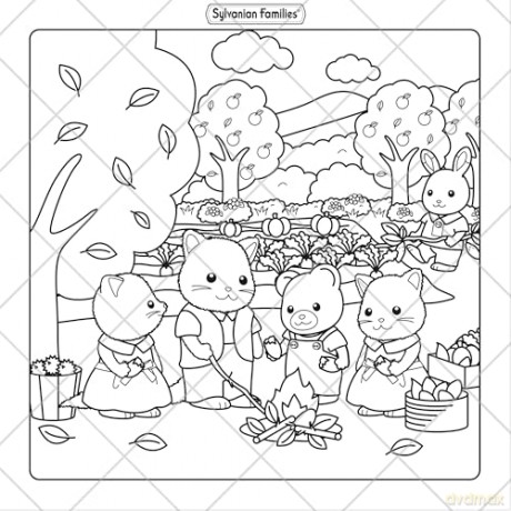 Sylvanian Families Cosy Friends: Cute and Comfy Colouring for All Ages - Macmillan Children's Books [KSIĄŻKA]
