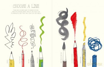 Take a Line for a Walk: A drawing activity book - Marion Deuchars [KSIĄŻKA]