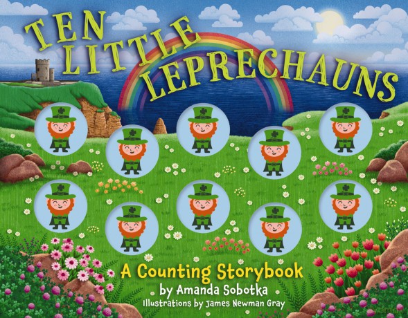 Ten Little Leprechauns: A Counting Storybook - Amanda Sobotka [KSIĄŻKA]