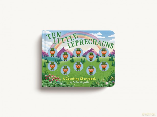 Ten Little Leprechauns: A Counting Storybook - Amanda Sobotka [KSIĄŻKA]