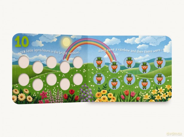 Ten Little Leprechauns: A Counting Storybook - Amanda Sobotka [KSIĄŻKA]