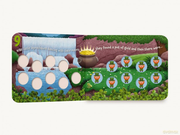 Ten Little Leprechauns: A Counting Storybook - Amanda Sobotka [KSIĄŻKA]