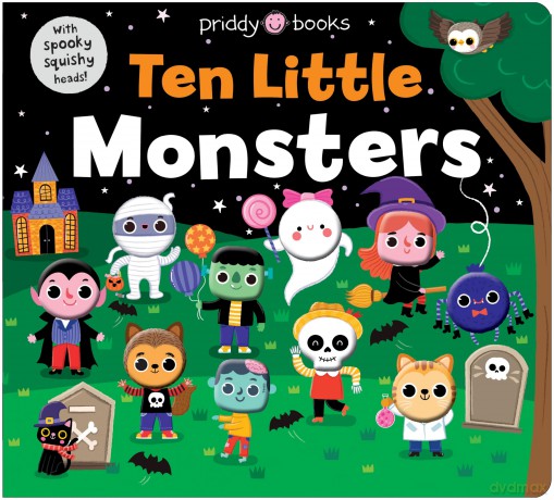 Ten Little Monsters - Priddy Books [KSIĄŻKA]