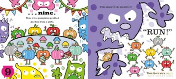 Ten Little Pumpkins Board Book: The perfect picture book for Halloween - Mike Brownlow [KSIĄŻKA]