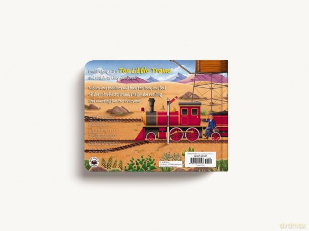 Ten Little Trains: A Counting Storybook - Amanda Sobotka [KSIĄŻKA]