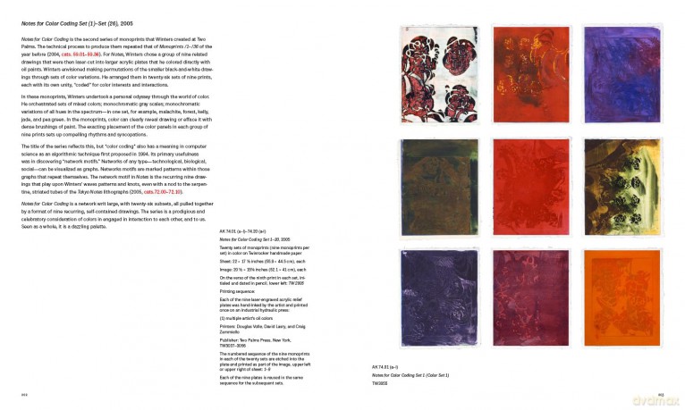 Terry Winters: The Printed Work: A Catalogue Raisonné - Richard H. Axsom [KSIĄŻKA]