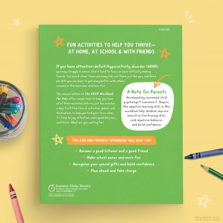 The ADHD Workbook for Kids: Helping Children Gain Self-Confidence, Social Skills, and Self-Control - Lawrence E Shapiro [KSIĄŻKA]