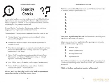The Armchair Detective Puzzle Book: Test Your Inner Sleuth with over 70 Puzzles to Solve - Dr Gareth Moore [KSIĄŻKA]