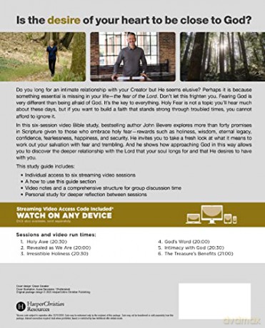 The Awe of God Bible Study Guide plus Streaming Video: The Astounding Way a Healthy Fear of God Transforms Your Life - John Bevere [KSIĄŻKA]