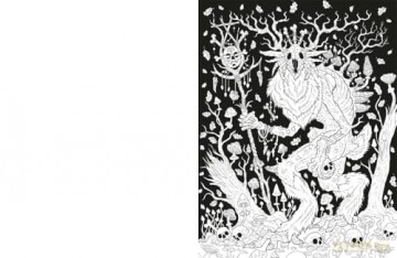 The Best of Dark Art: The Haunted: A Sinister Colouring Book - François Gautier [KOMIKS]