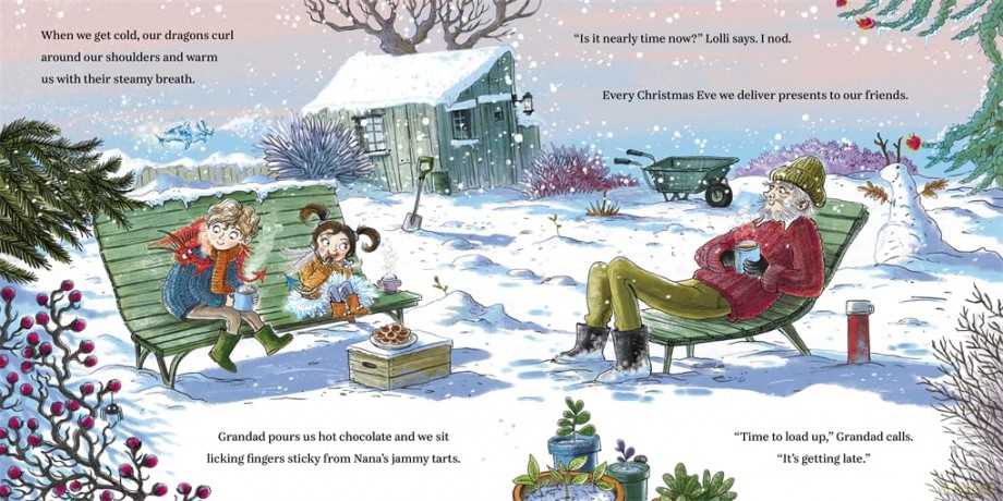 The Boy Who Grew Dragons: A Christmas Delivery: A festive picture book from the creator of the best-selling 'The Boy Who Grew Dragons' - Andy Shepherd [KSIĄŻKA]