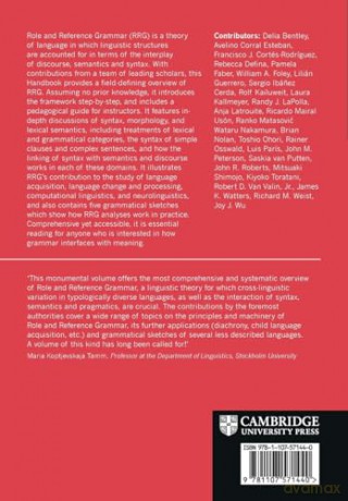 The Cambridge Handbook of Role and Reference Grammar - Delia Bentley [KSIĄŻKA]