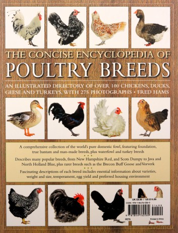 The Concise Encyclopedia of Poultry Breeds: An Illustrated Directory of Over 100 Chickens, Ducks, Geese and Turkeys, with 275 Photographs - Fred Hams [KSIĄŻKA]