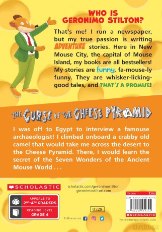 The Curse of the Cheese Pyramid - Geronimo Stilton [KSIĄŻKA]