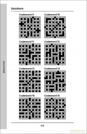 The Daily Codeword Book: A puzzle for every day of the year - Richardson Puzzles and Games [KSIĄŻKA]