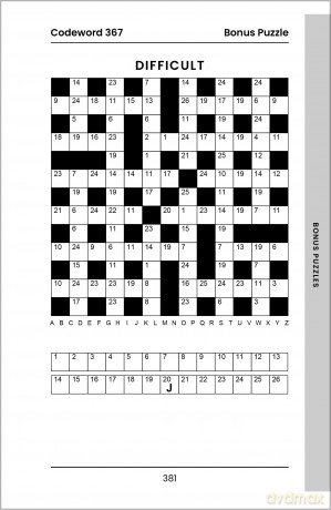 The Daily Codeword Book: A puzzle for every day of the year - Richardson Puzzles and Games [KSIĄŻKA]