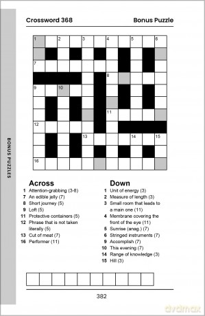 The Daily Crossword Book: A puzzle for every day of the year - Richardson Puzzles and Games [KSIĄŻKA]