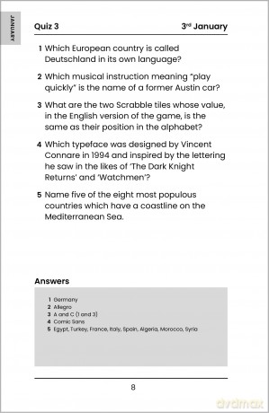 The Daily Quiz Book: A quiz for every day of the year - David McGaughey [KSIĄŻKA]