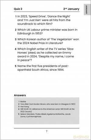 The Daily Quiz Book: A quiz for every day of the year - David McGaughey [KSIĄŻKA]