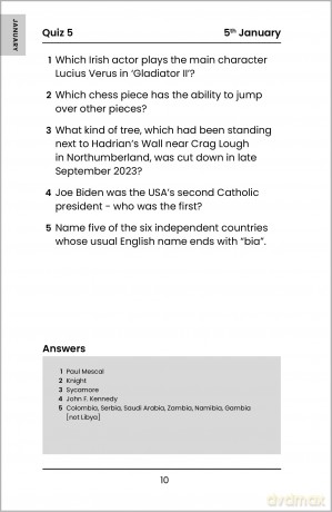 The Daily Quiz Book: A quiz for every day of the year - David McGaughey [KSIĄŻKA]