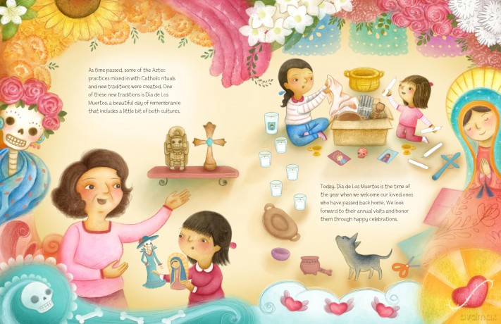 The Dia de Los Muertos Story: Celebrating the Never-Ending Bonds of Family - Andrea Jáuregui De La Torre [KSIĄŻKA]