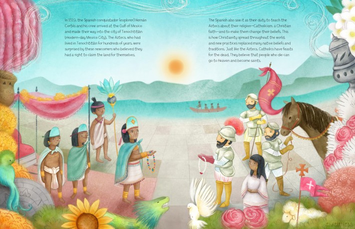 The Dia de Los Muertos Story: Celebrating the Never-Ending Bonds of Family - Andrea Jáuregui De La Torre [KSIĄŻKA]