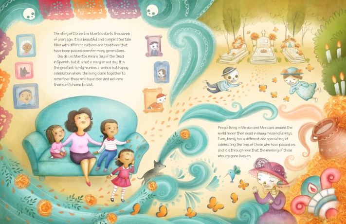 The Dia de Los Muertos Story: Celebrating the Never-Ending Bonds of Family - Andrea Jáuregui De La Torre [KSIĄŻKA]