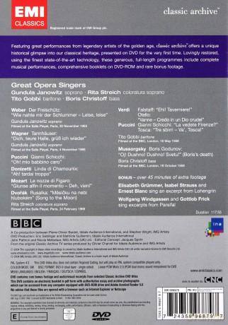 Classic Archive - Opera Singers [DVD]
