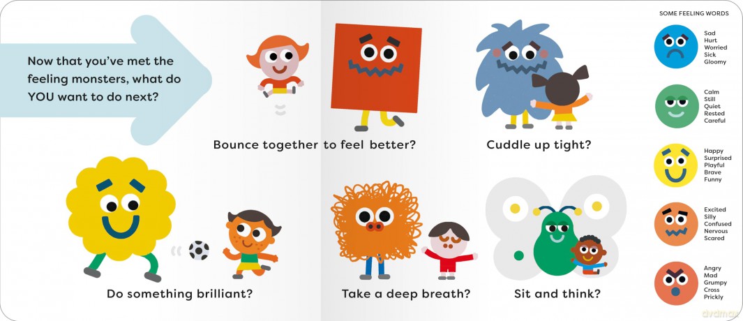 The Feelings Book: Touch-and-Feel Emotions: Created in partnership with the Play team at Great Ormond Street Hospital - Happy Yak [KSIĄŻKA]