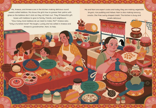 The Festival of Lights: A lift-the-flap Diwali Celebration - Namita Moolani Mehra [KSIĄŻKA]