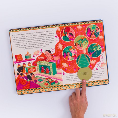 The Festival of Lights: A lift-the-flap Diwali Celebration - Namita Moolani Mehra [KSIĄŻKA]