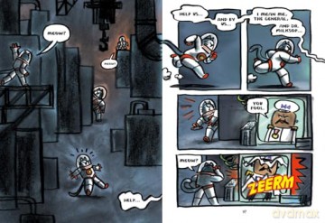 The First Cat in Space and the Wrath of the Paperclip: A Graphic Novel: 3 - Mac Barnett [KSIĄŻKA]