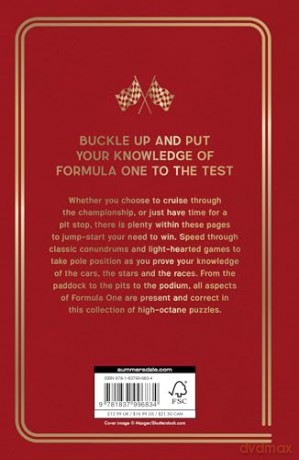 The Formula One Puzzle Book: 200 Brain-Teasing Activities Featuring the Cars, the Stars and the Races to Test Your F1 Knowledge - Harry Fielding [KSIĄŻKA]