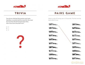 The Formula One Puzzle Book: 200 Brain-Teasing Activities Featuring the Cars, the Stars and the Races to Test Your F1 Knowledge - Harry Fielding [KSIĄŻKA]