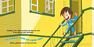 The Garbage Trucks Are Coming Today!: A fun read for any child who loves garbage trucks - Susan Taylor [KSIĄŻKA]