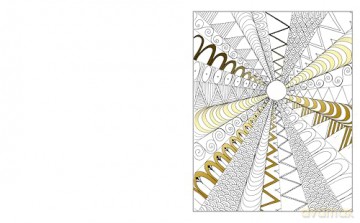 The Gold Glimmers Colouring Book: Glittering Images to Spark Your Creativity - Tansy Willow [KSIĄŻKA]