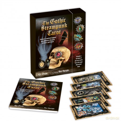 The Gothic Steampunk Tarot: Includes a full deck of 78 tarot cards and a 64-page illustrated book - Liz Dean [KSIĄŻKA]