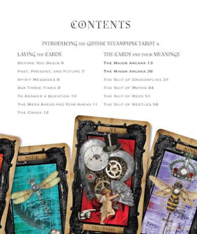 The Gothic Steampunk Tarot: Includes a full deck of 78 tarot cards and a 64-page illustrated book - Liz Dean [KSIĄŻKA]