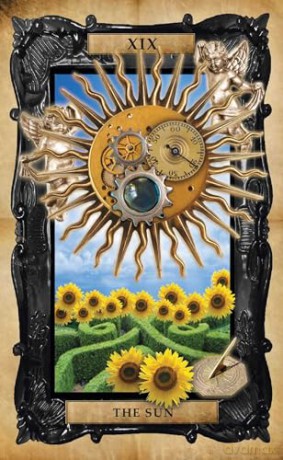 The Gothic Steampunk Tarot: Includes a full deck of 78 tarot cards and a 64-page illustrated book - Liz Dean [KSIĄŻKA]