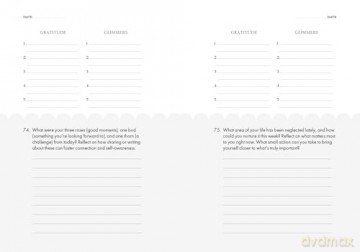 The Gratitude and Glimmers Journal: The 5 Minute Nighttime Journal - Andrea Dow [KSIĄŻKA]