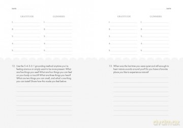 The Gratitude and Glimmers Journal: The 5 Minute Nighttime Journal - Andrea Dow [KSIĄŻKA]