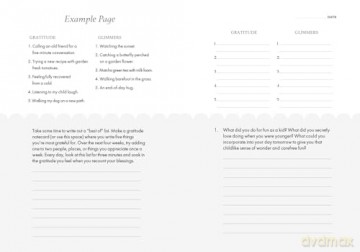 The Gratitude and Glimmers Journal: The 5 Minute Nighttime Journal - Andrea Dow [KSIĄŻKA]