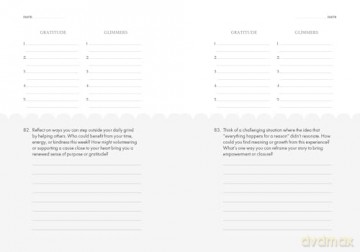 The Gratitude and Glimmers Journal: The 5 Minute Nighttime Journal - Andrea Dow [KSIĄŻKA]