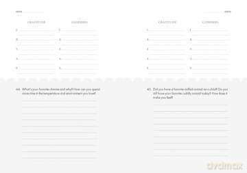 The Gratitude and Glimmers Journal: The 5 Minute Nighttime Journal - Andrea Dow [KSIĄŻKA]
