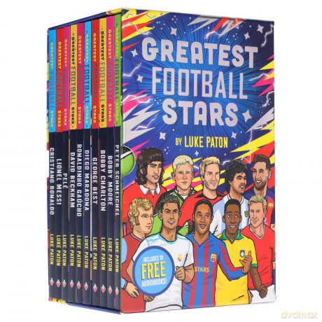 The Greatest Football Stars 10 Books Collection Box Set - Luke Paton [KSIĄŻKA]