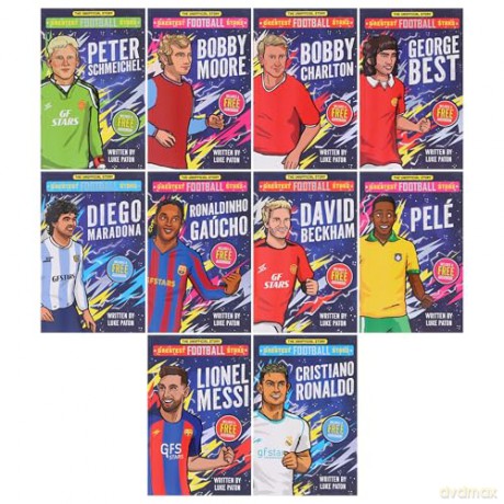 The Greatest Football Stars 10 Books Collection Box Set - Luke Paton [KSIĄŻKA]